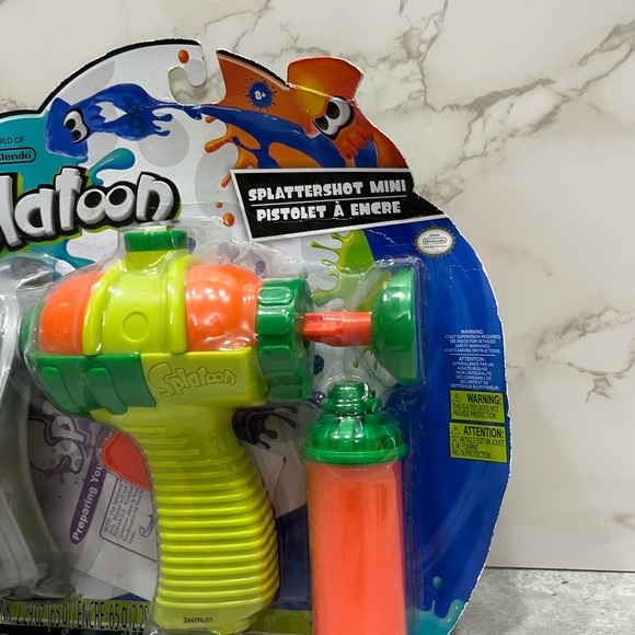 New 2017 Jakks Nintendo Splatoon Splattershot Mini Blaster Gun Set slime goggles - Picture 3 of 13